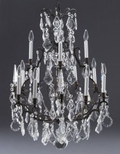 Louis XV style twelve-light cr