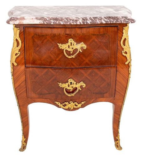 LOUIS XV STYLE TWO DRAWER PETITE