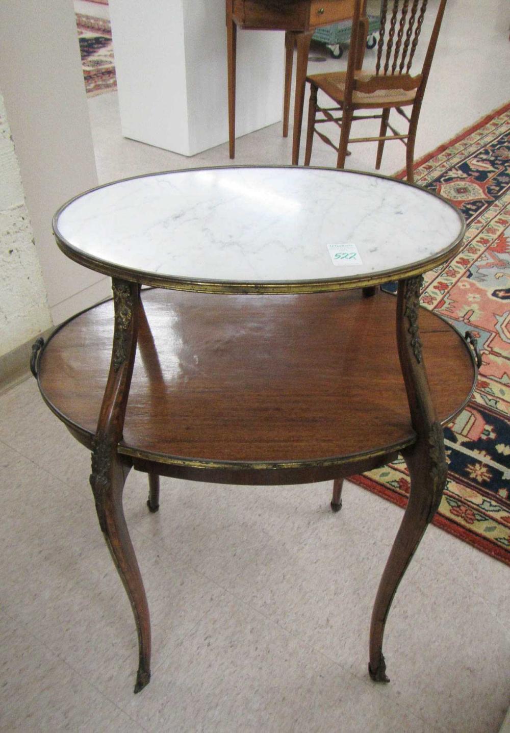 LOUIS XV STYLE TWO-TIER TEA