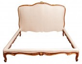 LOUIS XV STYLE UPHOLSTERED BED
