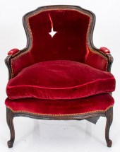LOUIS XV STYLE UPHOLSTERED BER