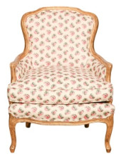 LOUIS XV STYLE UPHOLSTERED CAR