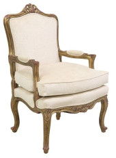 LOUIS XV STYLE UPHOLSTERED GIL
