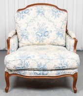 LOUIS XV STYLE UPHOLSTERED MAR