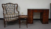 LOUIS XV STYLE WALNUT BLUE-GRE