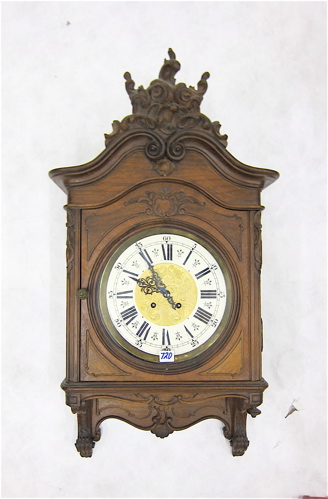 LOUIS XV STYLE WALNUT CASE WALL