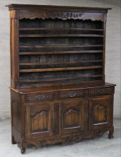 LOUIS XV STYLE WALNUT VAISSELI