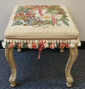 LOUIS XV STYLE WHITE ENAMEL AN