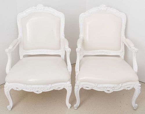 LOUIS XV STYLE WHITE LACQUERED