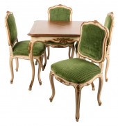 LOUIS XV-STYLE WHITE-PAINTED T