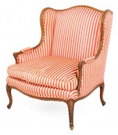 LOUIS XV STYLE WINGCHAIR OR BE