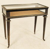 LOUIS XV STYLEL EBONY AND GOLD