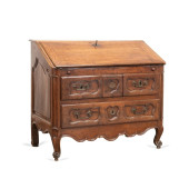 LOUIS XV WALNUT SLANT FRONT DE