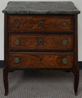 LOUIS XV-XVI STYLE INLAID AND