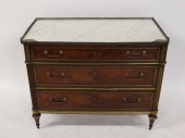 LOUIS XV1 STYLE BRASS INLAID M