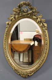 LOUIS XV1 STYLE GILTWOOD OVAL