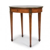 Louis XVI Brass Inlaid Mahogan