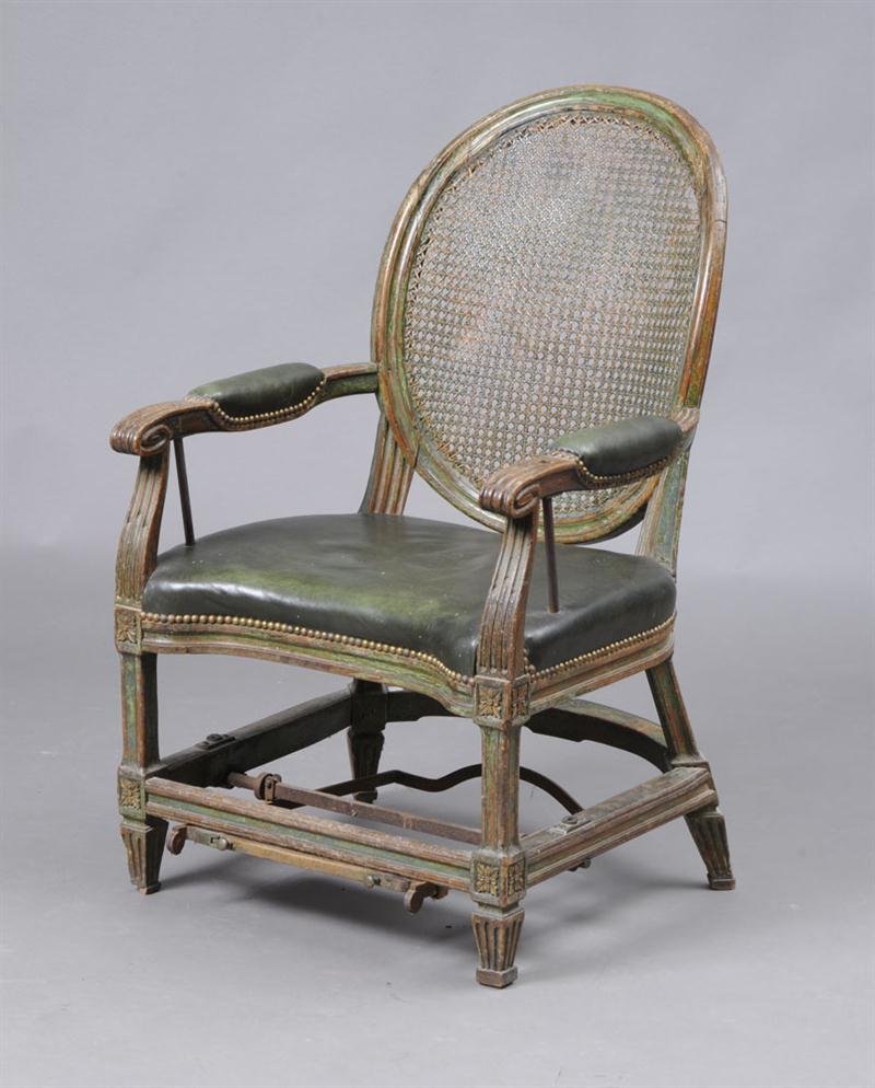 LOUIS XVI CARVED AND PAINTED
