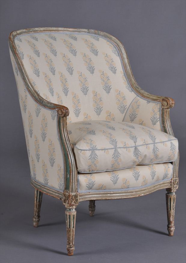 LOUIS XVI CARVED AND PAINTED