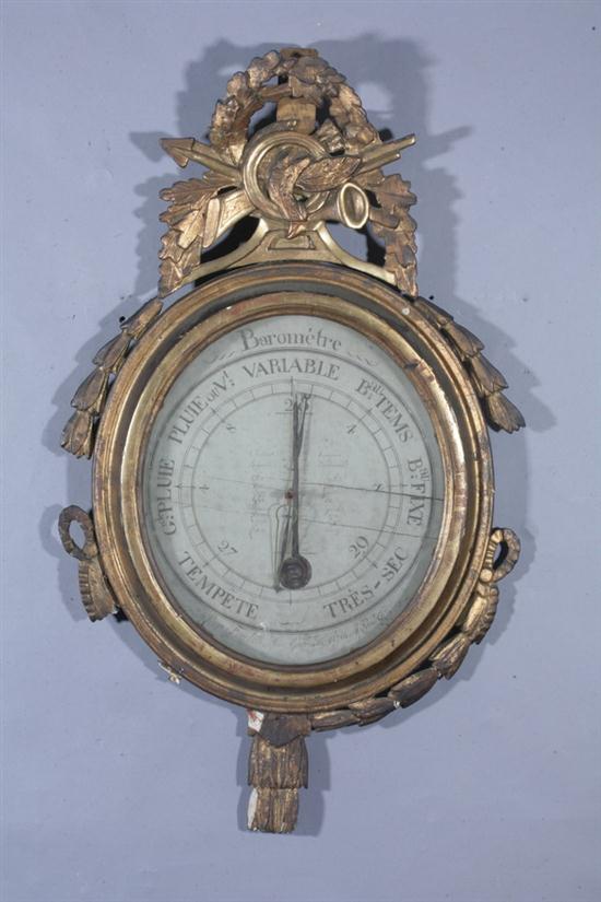 LOUIS XVI CARVED GILTWOOD