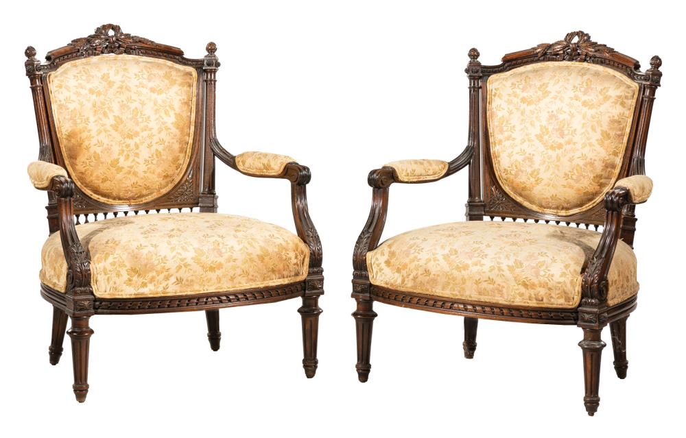 LOUIS XVI CARVED MAHOGANY