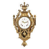 LOUIS XVI DORE BRONZE CARTEL C