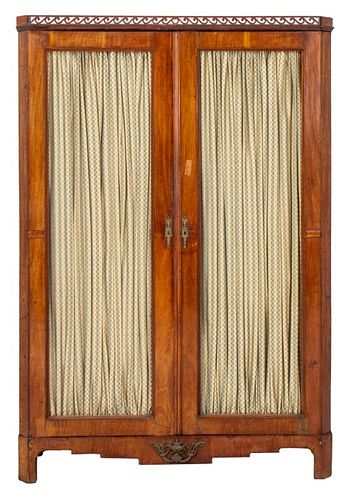 LOUIS XVI FRUITWOOD TWO-DOOR
