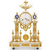 LOUIS XVI GILT BRONZE AND MOUN