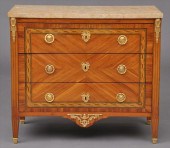 LOUIS XVI GILT-BRONZE MOUNTED