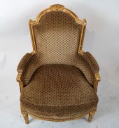 LOUIS XVI GILT WOOD BERGERELou