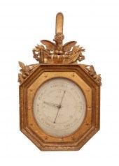 LOUIS XVI GILTWOOD BAROMETERLo
