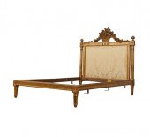 LOUIS XVI GILTWOOD BED EX. MIL