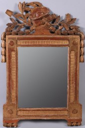 LOUIS XVI GILTWOOD MIRROR, LAT