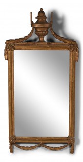 LOUIS XVI GILTWOOD MIRROR, LAT