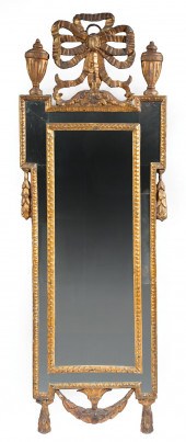 LOUIS XVI GILTWOOD MIRRORLouis