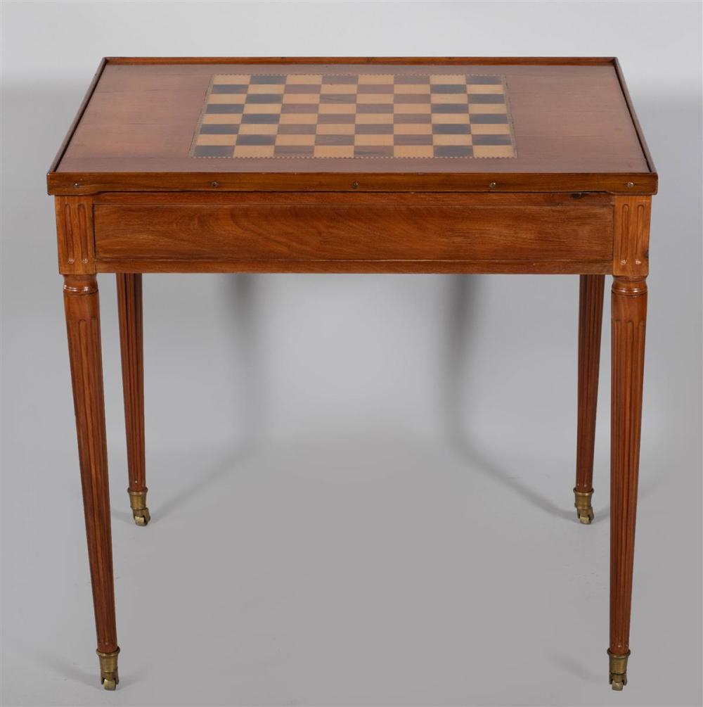 LOUIS XVI MAHOGANY AND MARQUETRY