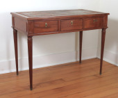 LOUIS XVI MAHOGANY BUREAU PLAT