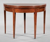 LOUIS XVI MAHOGANY DEMILUNE GA