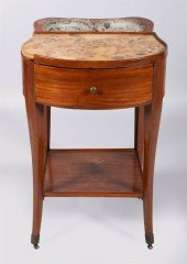 LOUIS XVI MAHOGANY WINE TABLEL