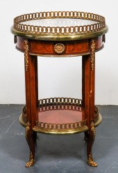 LOUIS XVI MANNER GILT BRONZE M