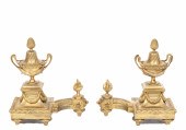 LOUIS XVI MANNER GILT BRONZE C
