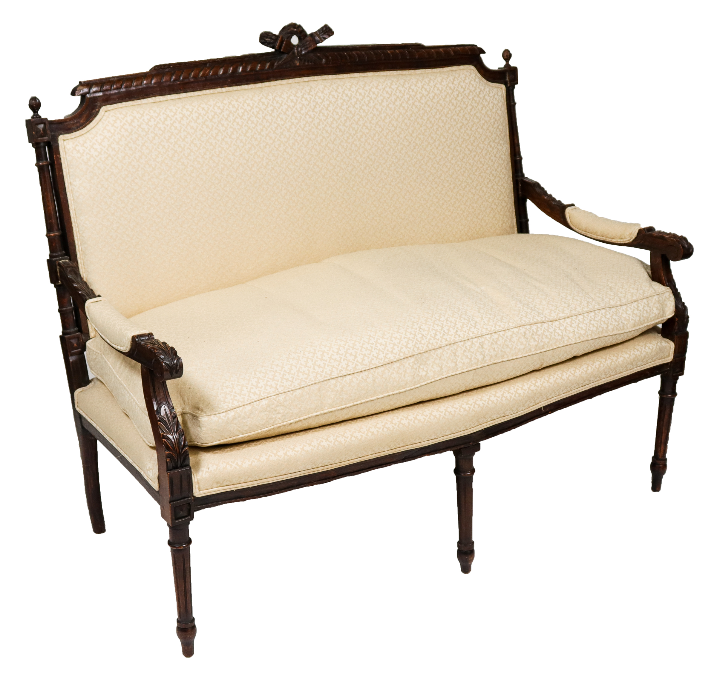 LOUIS XVI MANNER UPHOLSTERED
