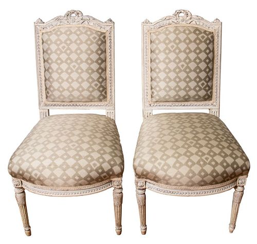 LOUIS XVI MANNER WOOD SIDE