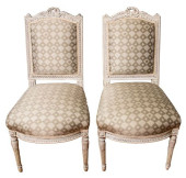 LOUIS XVI MANNER WOOD SIDE CHA