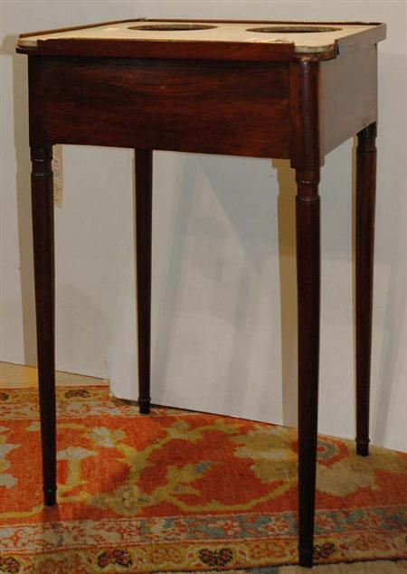 Louis XVI Marble Top Mahogany