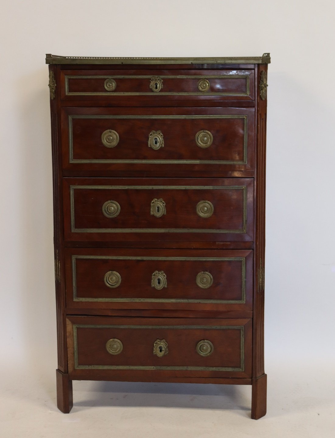 LOUIS XVI MARBLETOP BRONZE