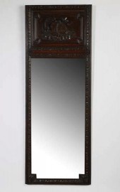 Louis XVI Oak Looking Glass,