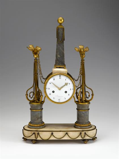 Louis XVI ormolu and marble