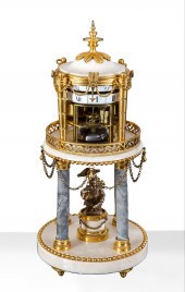 LOUIS XVI ORMOLU & MARBLE CERC