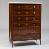 LOUIS XVI ORMOLU-MOUNTED MAHOG